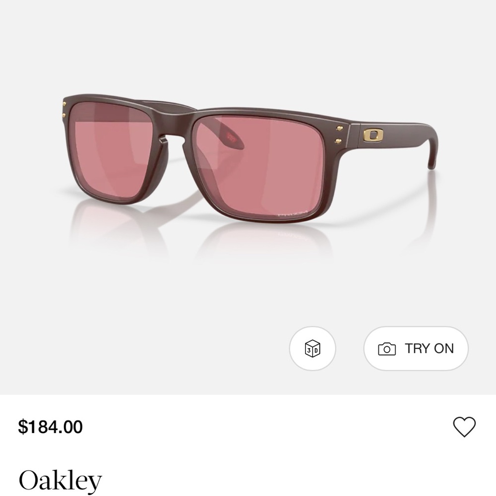 OAKLEY Holbrook Sunglasses - Maroon